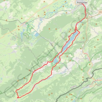Itinéraire Les deux lacs - Lac Saint-Point et Lac de Remoray - Doubs, distance, dénivelé, altitude, carte, profil, trace GPS