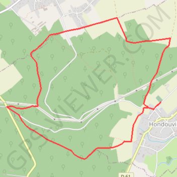 Itinéraire Circuit d'Hondouville, distance, dénivelé, altitude, carte, profil, trace GPS