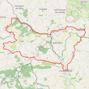 Itinéraire 1 - Rando_2026_39km SPOI, distance, dénivelé, altitude, carte, profil, trace GPS
