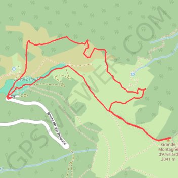 Itinéraire Montagne d'Arvillard, distance, dénivelé, altitude, carte, profil, trace GPS