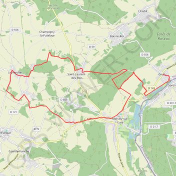 Itinéraire La vallée d'Eure - Croth, distance, dénivelé, altitude, carte, profil, trace GPS