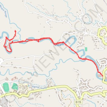 Itinéraire 10-01-2019 La Route Des Gués, distance, dénivelé, altitude, carte, profil, trace GPS