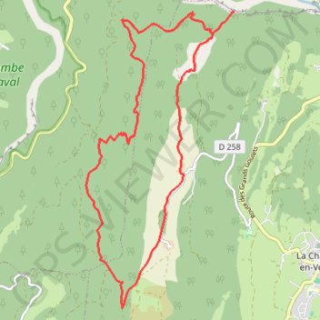 Itinéraire La Roche des Arnauds depuis Loscence, distance, dénivelé, altitude, carte, profil, trace GPS
