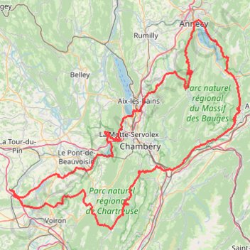 Itinéraire 2022 0813 Les 3 lacs-330kms-7h30, distance, dénivelé, altitude, carte, profil, trace GPS
