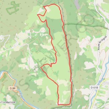 Itinéraire Rocher du Caire - Vautour de Rémuzat, distance, dénivelé, altitude, carte, profil, trace GPS