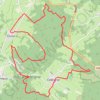 Itinéraire ODEIGNE - Province du Luxembourg - Belgique, distance, dénivelé, altitude, carte, profil, trace GPS