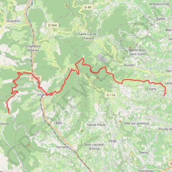 Itinéraire TdPD 100Km Rando 2 V2, distance, dénivelé, altitude, carte, profil, trace GPS