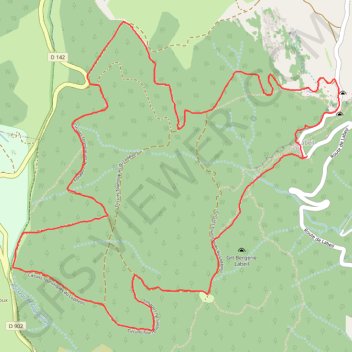 Itinéraire Cirque de Labeil - Lauroux, distance, dénivelé, altitude, carte, profil, trace GPS