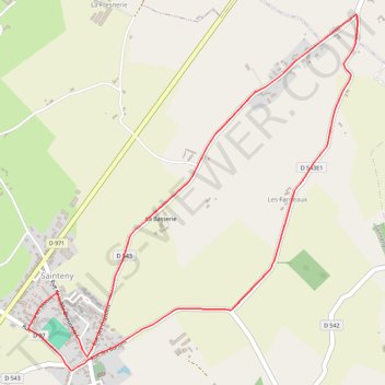 Itinéraire 6KM LE CULOT, distance, dénivelé, altitude, carte, profil, trace GPS