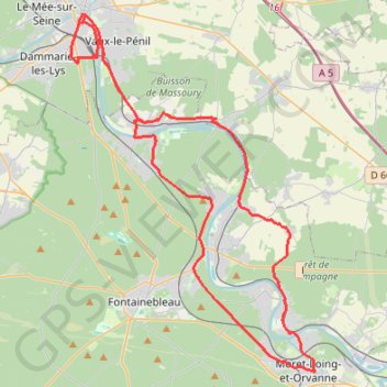 Itinéraire ESD 012, distance, dénivelé, altitude, carte, profil, trace GPS