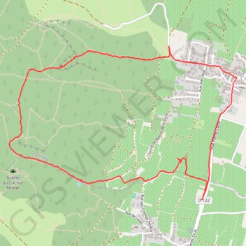 Itinéraire Combes Laveau et Vaulon, distance, dénivelé, altitude, carte, profil, trace GPS