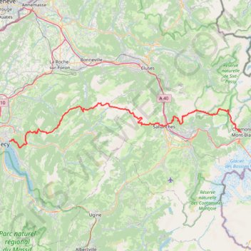 Itinéraire AnnCham, distance, dénivelé, altitude, carte, profil, trace GPS