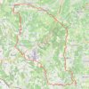 Itinéraire parcours du soir 15 avril, distance, dénivelé, altitude, carte, profil, trace GPS