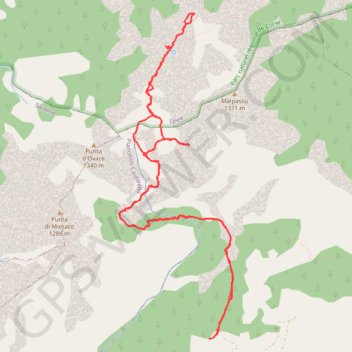 Itinéraire Journée en Cagna - Naseo, distance, dénivelé, altitude, carte, profil, trace GPS