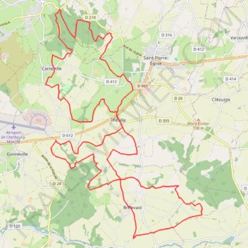 Itinéraire VTT 35km, distance, dénivelé, altitude, carte, profil, trace GPS