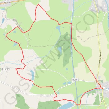 Itinéraire Circuit des Quarts, distance, dénivelé, altitude, carte, profil, trace GPS