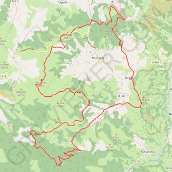 Itinéraire Boucle autour de Musculdy, distance, dénivelé, altitude, carte, profil, trace GPS