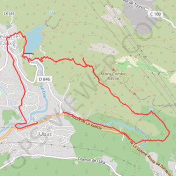 Itinéraire Randonnée le Revest - Dardennes, distance, dénivelé, altitude, carte, profil, trace GPS