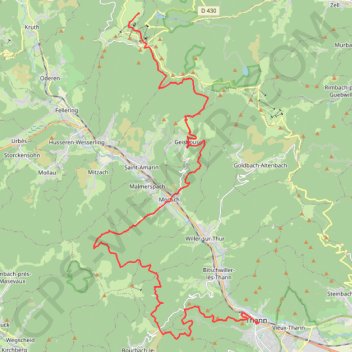 Itinéraire Etape 6 Vosges 2024-18518649, distance, dénivelé, altitude, carte, profil, trace GPS