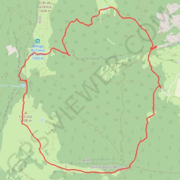 Itinéraire FR73M-Arith-Cochette-12k-708+-T, distance, dénivelé, altitude, carte, profil, trace GPS