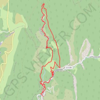 Itinéraire Canyon des Gueulards, distance, dénivelé, altitude, carte, profil, trace GPS