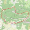 Itinéraire Rochecolombe - Saoû, distance, dénivelé, altitude, carte, profil, trace GPS
