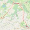 Itinéraire Retour de SAINT LO, distance, dénivelé, altitude, carte, profil, trace GPS