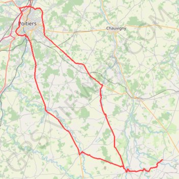 Itinéraire Itinéraire de 52 Rue Principale, Adriers à 52 Rue Principale, Adriers, distance, dénivelé, altitude, carte, profil, trace GPS