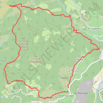 Itinéraire Rando Pélasque, distance, dénivelé, altitude, carte, profil, trace GPS