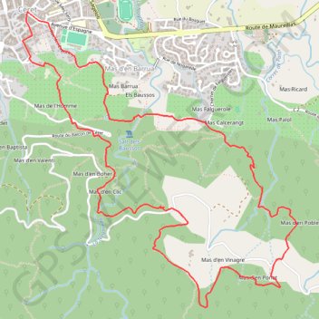 Itinéraire Nouvelle-tocade, distance, dénivelé, altitude, carte, profil, trace GPS
