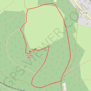 Itinéraire challenge VNT Paugnat, distance, dénivelé, altitude, carte, profil, trace GPS