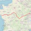 Itinéraire EuroVélo 6 de Bâle à l'Océan Atlantique, distance, dénivelé, altitude, carte, profil, trace GPS