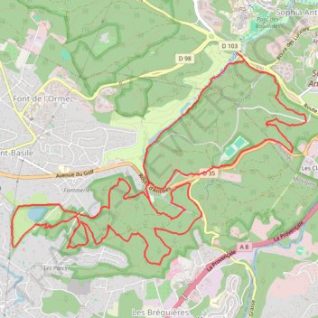 Itinéraire Valmasque 18k, distance, dénivelé, altitude, carte, profil, trace GPS