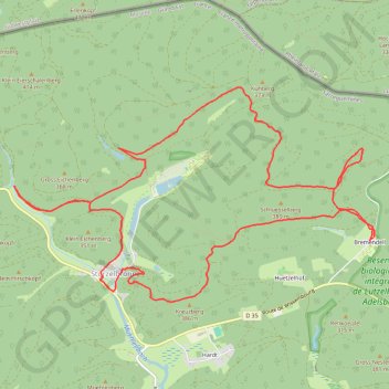 Itinéraire De Sturzelbronn à Bremendell, distance, dénivelé, altitude, carte, profil, trace GPS