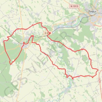 Itinéraire new, distance, dénivelé, altitude, carte, profil, trace GPS
