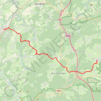 Itinéraire NewTrack, distance, dénivelé, altitude, carte, profil, trace GPS