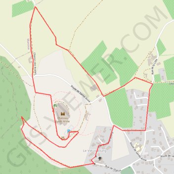 Itinéraire Marcilly le Chatel (42), distance, dénivelé, altitude, carte, profil, trace GPS