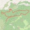 Itinéraire Mazaugues - les Glacières, distance, dénivelé, altitude, carte, profil, trace GPS