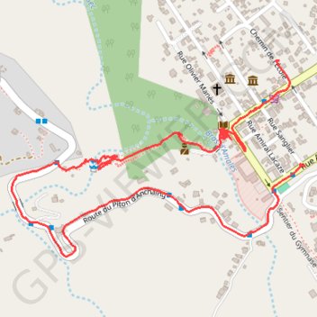 Itinéraire Tracé 2 nov. 2018 14:25:04, distance, dénivelé, altitude, carte, profil, trace GPS