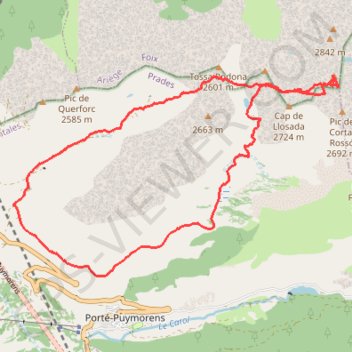 Itinéraire Le Puig de Coma d'Or, distance, dénivelé, altitude, carte, profil, trace GPS