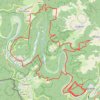 Itinéraire VTT Enduro Bouillon - circuit de liaison, distance, dénivelé, altitude, carte, profil, trace GPS