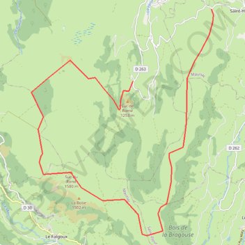 Itinéraire Tour du Suc de Rond, distance, dénivelé, altitude, carte, profil, trace GPS