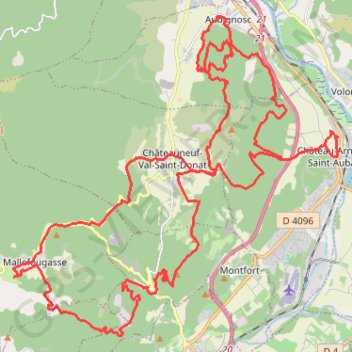 Itinéraire Le Grand Raid, distance, dénivelé, altitude, carte, profil, trace GPS