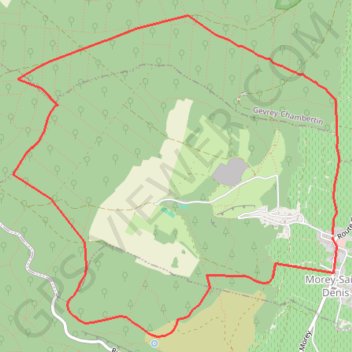 Itinéraire Les hauteurs de MOREY Saint-Denis, distance, dénivelé, altitude, carte, profil, trace GPS