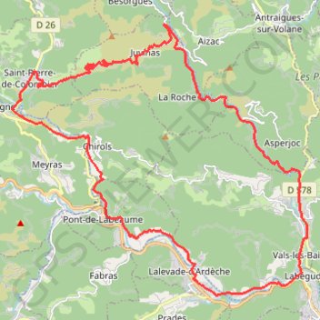 Itinéraire La Montagne, distance, dénivelé, altitude, carte, profil, trace GPS