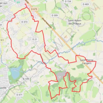 Itinéraire La VTTIST. - 25 km, distance, dénivelé, altitude, carte, profil, trace GPS