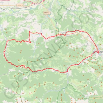 Itinéraire Circuit de La Bellongue, distance, dénivelé, altitude, carte, profil, trace GPS