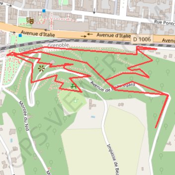 Itinéraire Bourgoin, distance, dénivelé, altitude, carte, profil, trace GPS