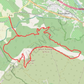 Itinéraire Rando les aureliens - pourciel, distance, dénivelé, altitude, carte, profil, trace GPS