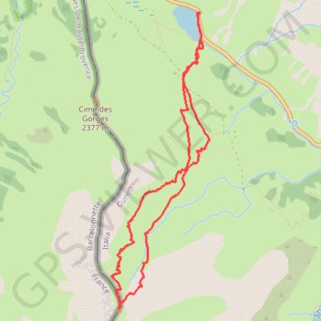 Itinéraire L'Enclause, distance, dénivelé, altitude, carte, profil, trace GPS